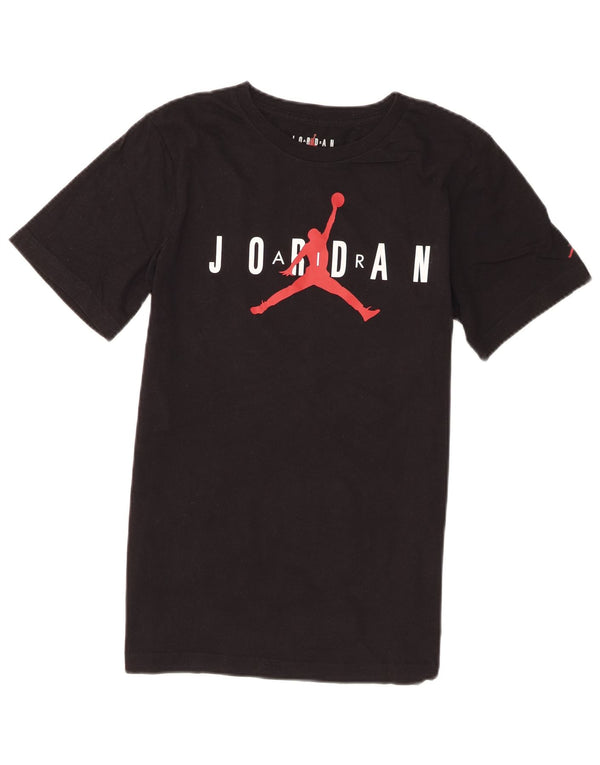Jordan Boys Graphic T-Shirt Top 13-14 Years XL Black Cotton