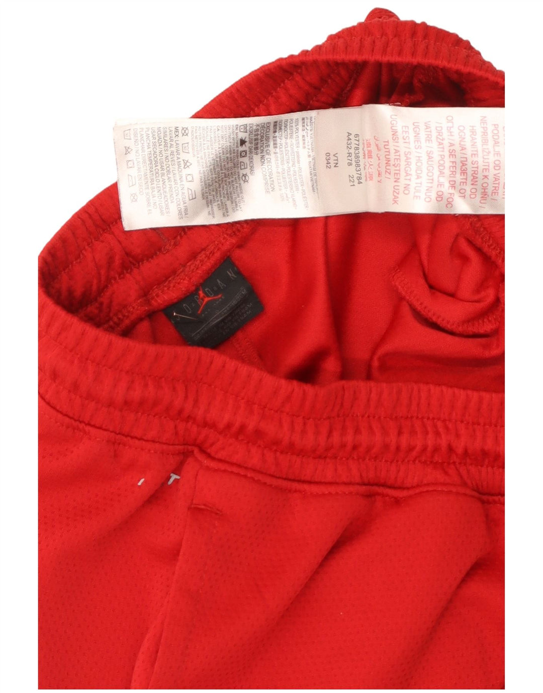 Jordan Boys Sport Shorts 12-13 Years  Red Colourblock Polyester