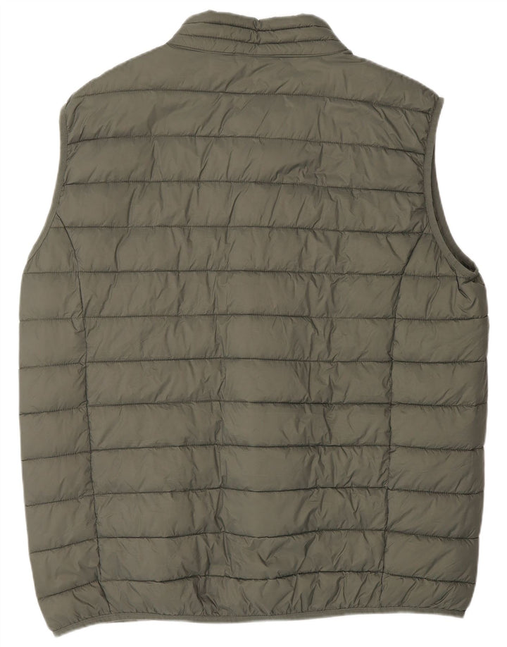 CARRERA Mens Padded Gilet UK 44 2XL Khaki Polyamide