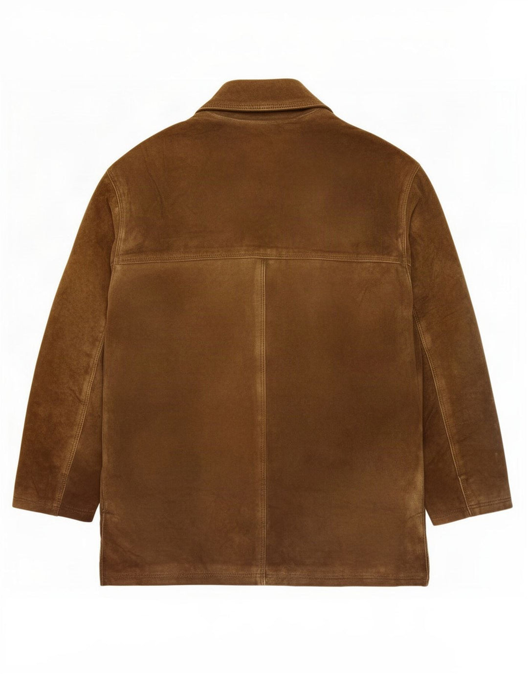 Vintage Mens Suede Jacket UK 36 Small Brown Leather