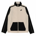 NIKE Boys Tracksuit Top Jacket 13-14 Years  XL White Colourblock Polyester