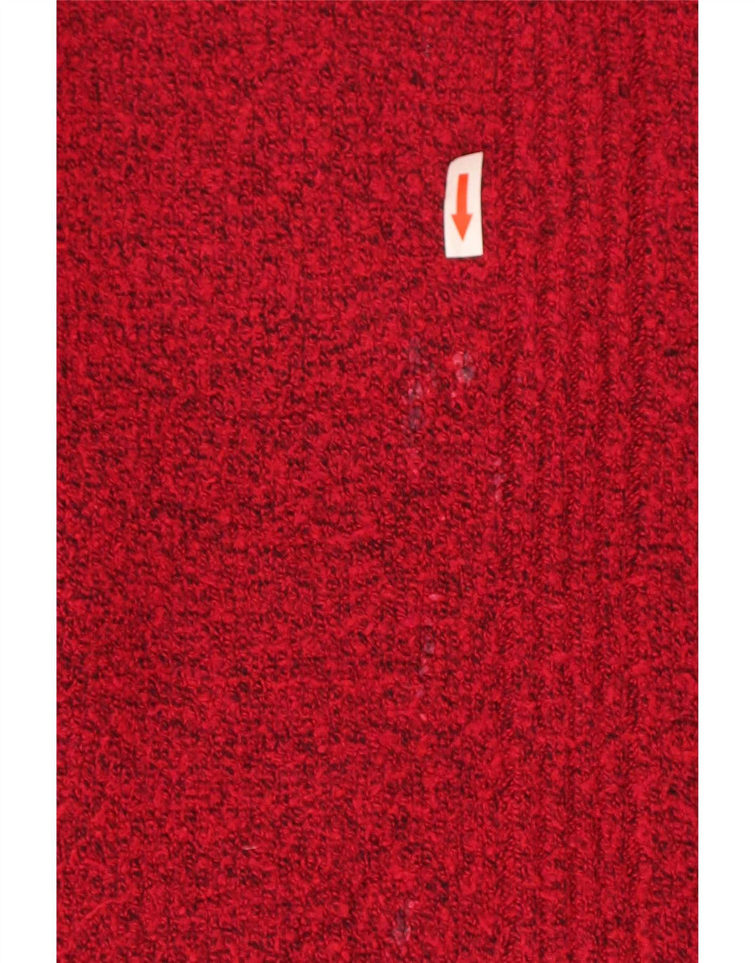 Marks & Spencer Womens Boat Neck Jumper Sweater UK 14 Medium Red Flecked