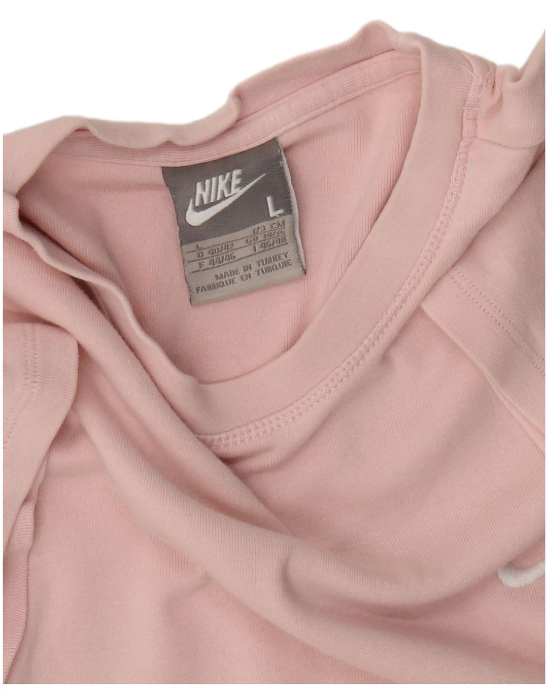 Nike Womens T-Shirt Top UK 14/16 Large Pink