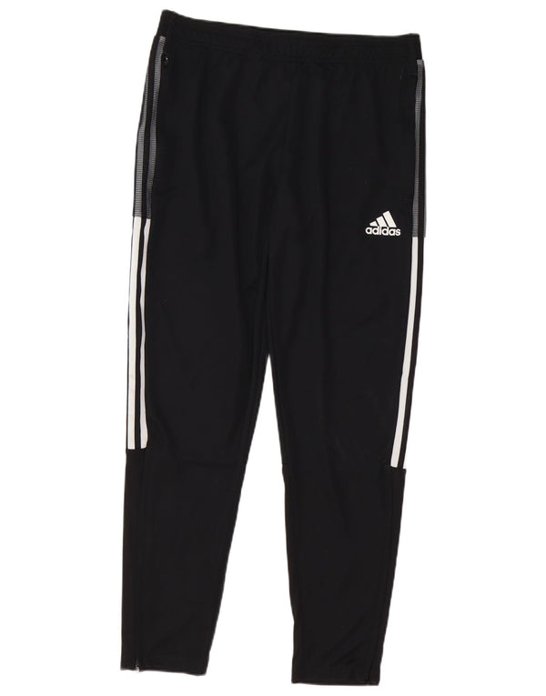 Adidas Mens Aeroready Tracksuit Trousers Joggers Large Black Polyester