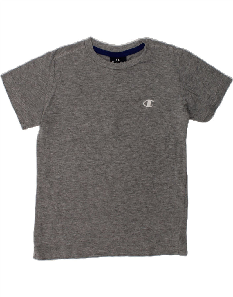 CHAMPION Boys T-Shirt Top 5-6 Years XS  Grey | Vintage Champion | Thrift | Second-Hand Champion | Used Clothing | Messina Hembry 