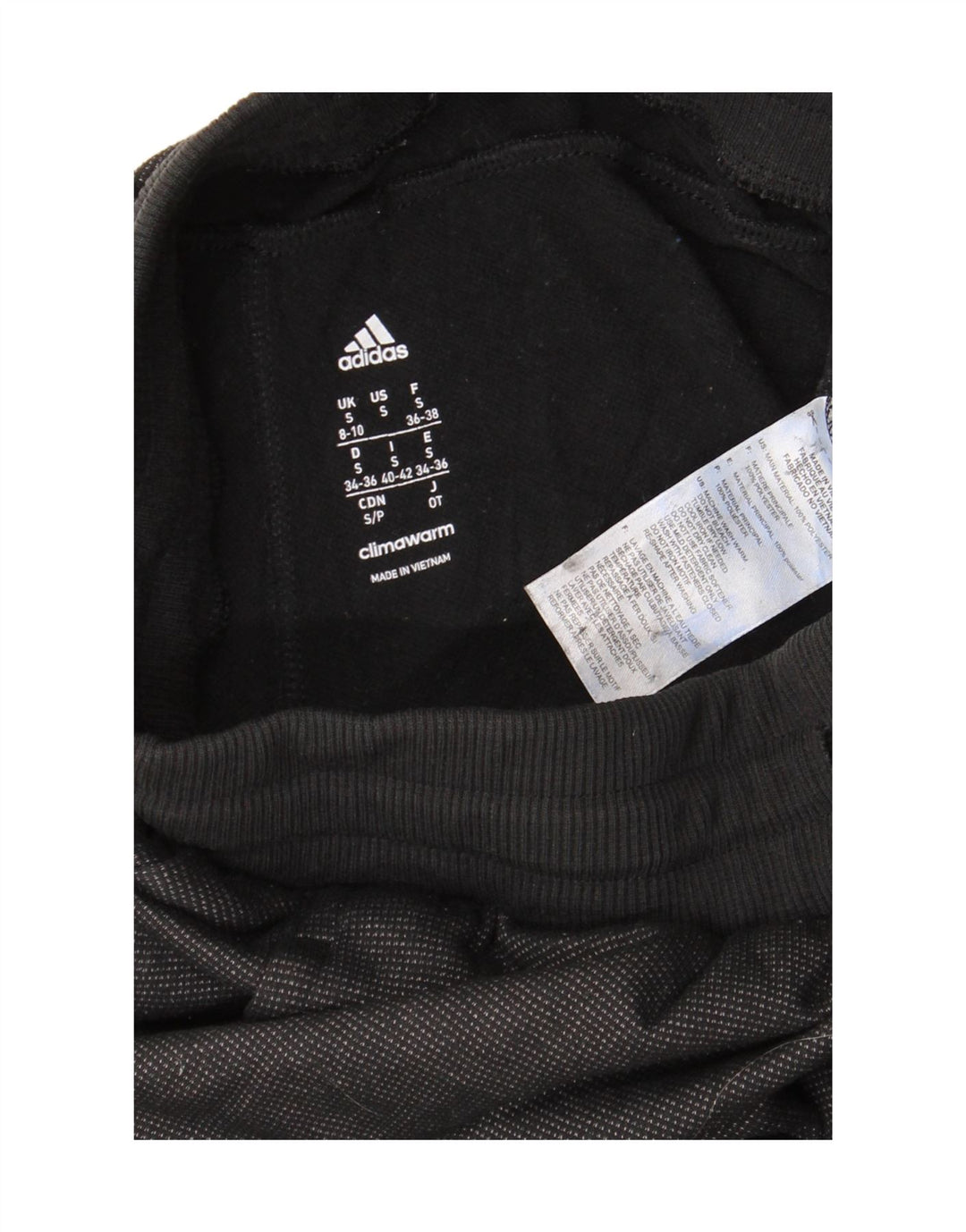 ADIDAS Womens Climawarm Tracksuit Trousers Joggers UK 8/10 Small Grey