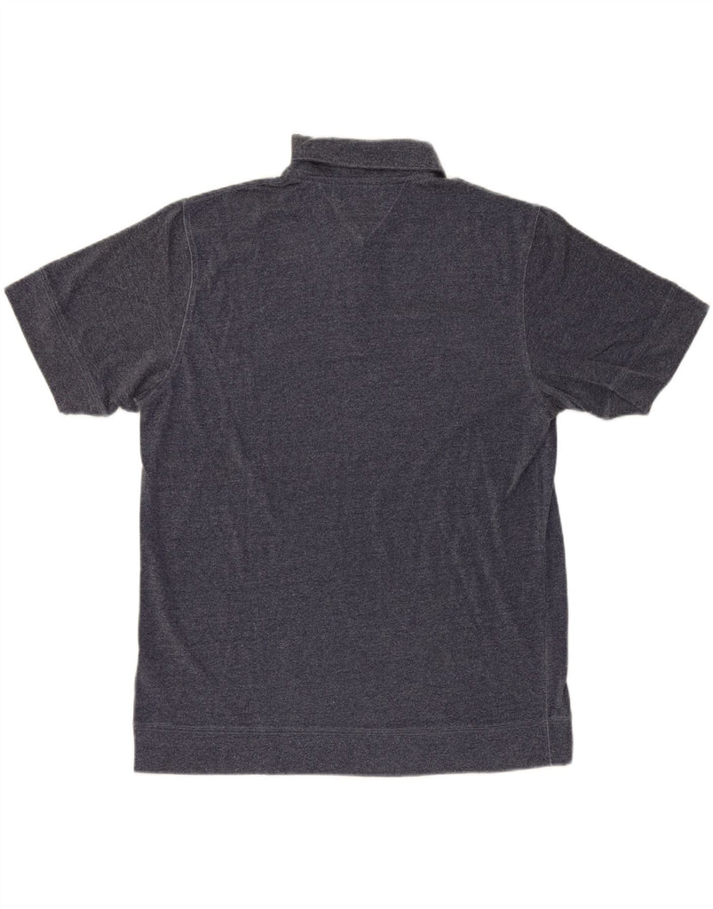 TOMMY HILFIGER Mens Polo Shirt Medium Navy Blue Cotton Vintage Tommy Hilfiger and Second-Hand Tommy Hilfiger from Messina Hembry 