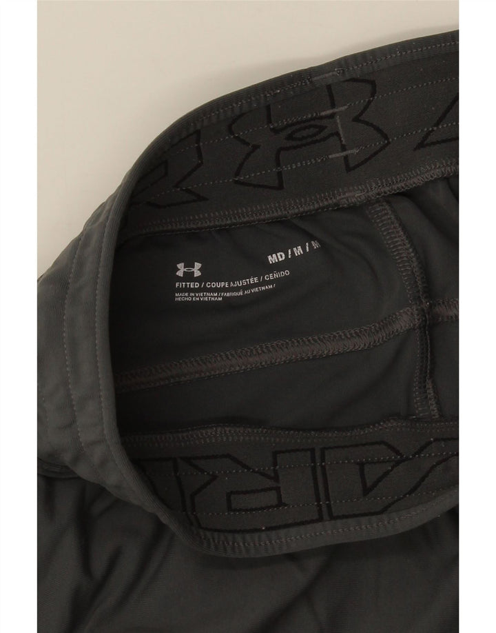 Under Armour Mens Fitted Tracksuit Trousers Medium  Grey Pinstripe