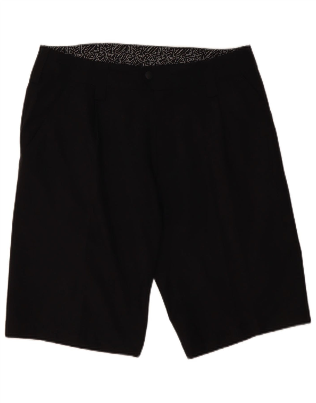 Nike Mens Cargo Shorts W32 Medium Black Polyester