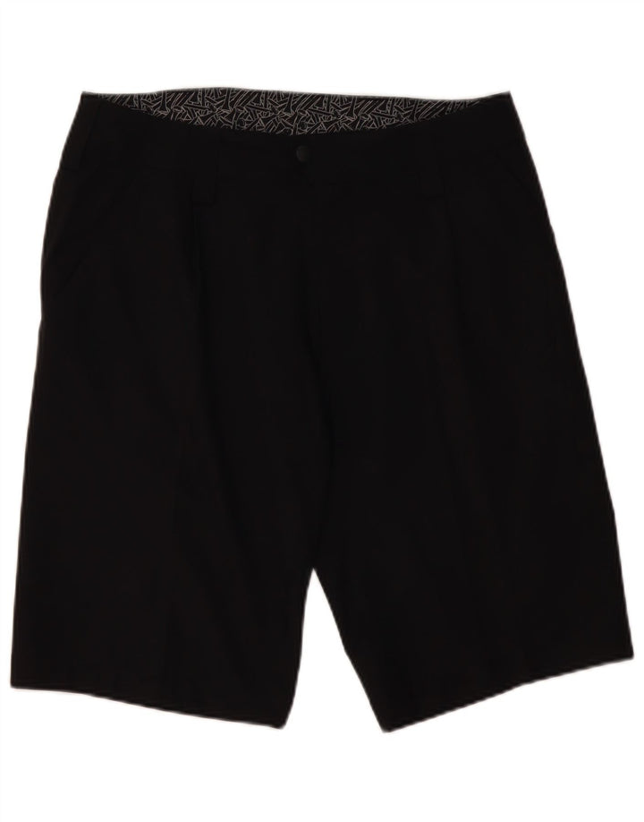 Nike Mens Cargo Shorts W32 Medium Black Polyester
