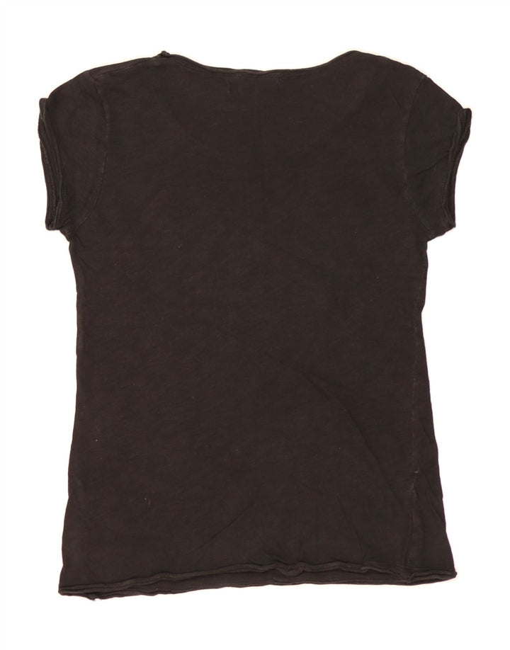 BEST COMPANY Womens Graphic T-Shirt Top UK 12 Medium Black Vintage Best Company and Second-Hand Best Company from Messina Hembry 