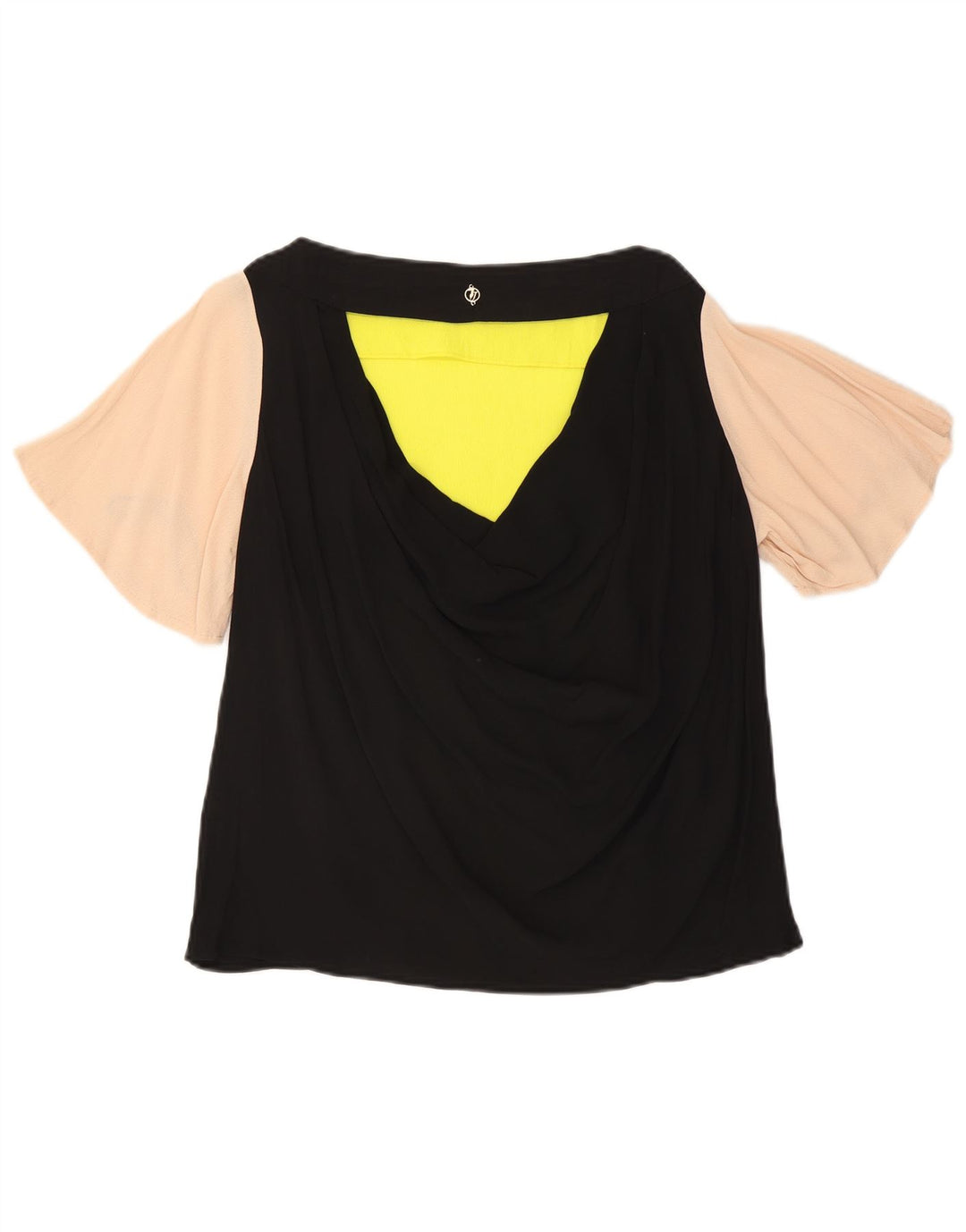 Trussardi Jeans Womens Blouse Top IT 44 Medium Multicoloured Colourblock