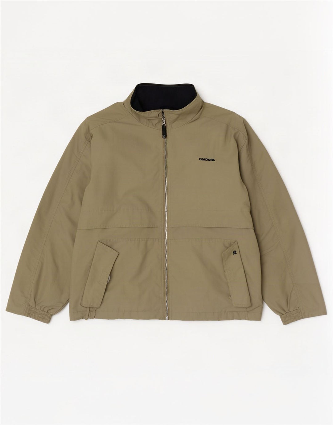 Diadora Mens Rain Jacket UK 38 Medium Khaki Polyamide