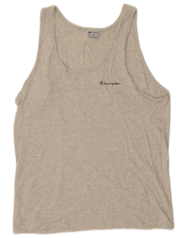 Champion Mens Vest Top 2XL Grey Flecked