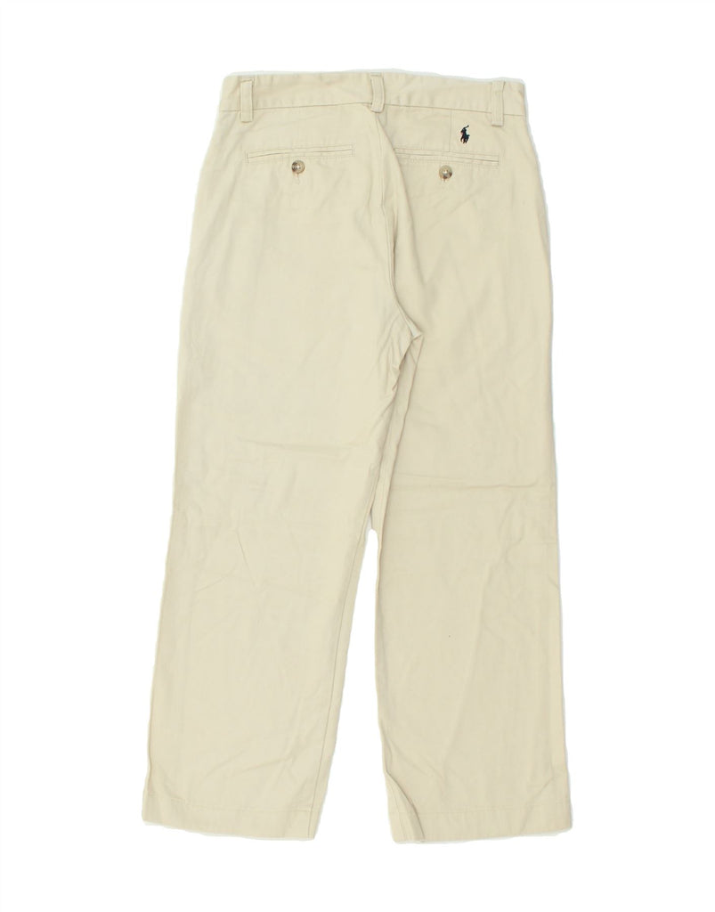 POLO RALPH LAUREN Boys Straight Chino Trousers 15-16 Years W26 L23  Beige | Vintage Polo Ralph Lauren | Thrift | Second-Hand Polo Ralph Lauren | Used Clothing | Messina Hembry 