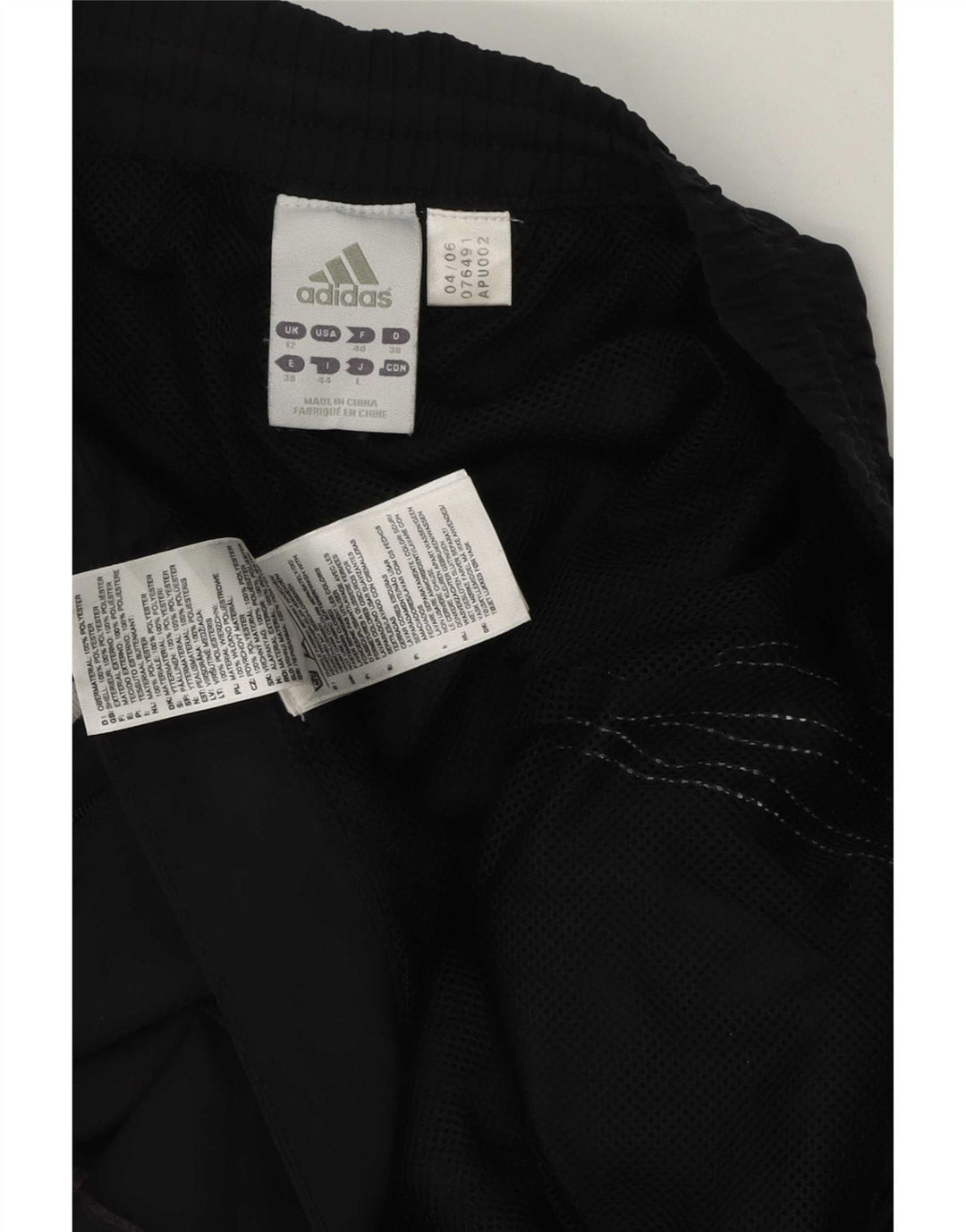Adidas Womens Clima Proof Tracksuit Trousers UK 12 Medium Black Polyester