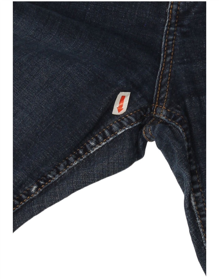 Topshop Womens Flared Jeans W26 L29 Blue Cotton