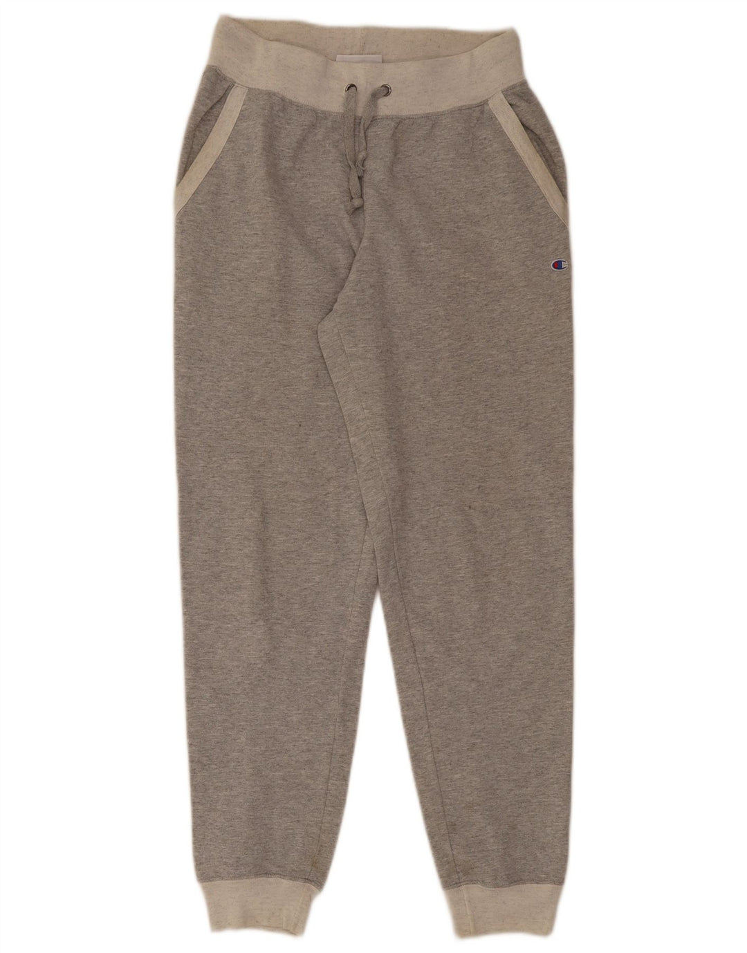 Champion Mens Tracksuit Trousers Joggers Small Grey Colourblock