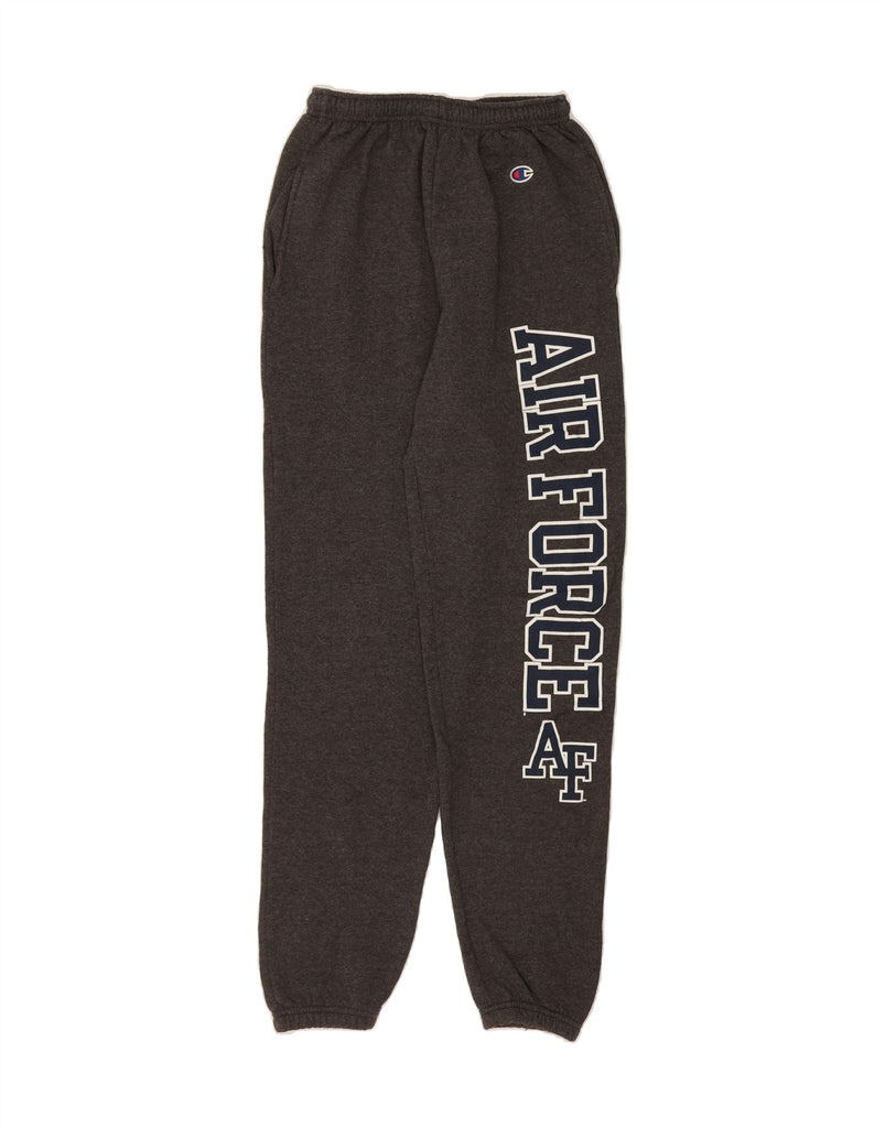 CHAMPION Womens Graphic Tracksuit Trousers Joggers UK 8 Small Grey Cotton Vintage Champion and Second-Hand Champion from Messina Hembry 