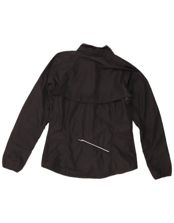 Nike Womens Storm-Fit Tracksuit Top Jacket UK 12 Medium Black Polyester