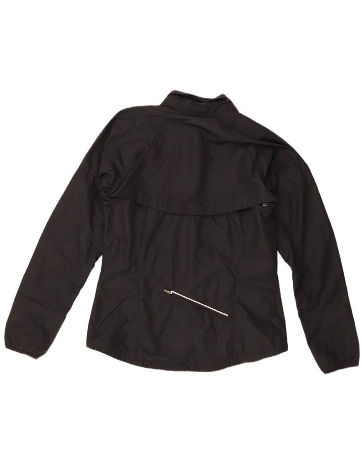 Nike Womens Storm-Fit Tracksuit Top Jacket UK 12 Medium Black Polyester