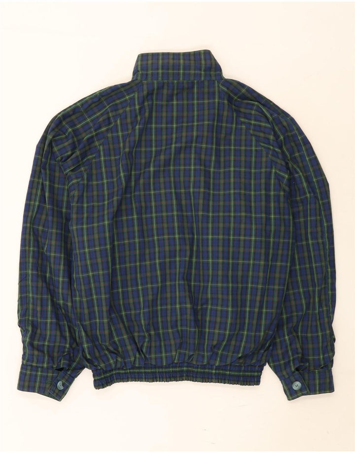 Vintage Mens Reversible Jacket UK 38 Medium Green Polyester