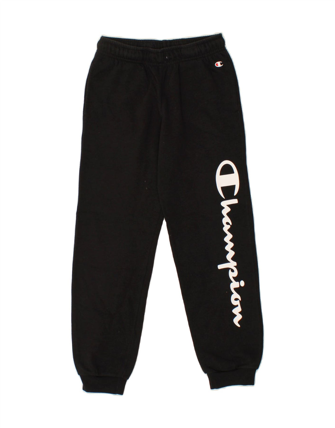 CHAMPION Boys Graphic Tracksuit Trousers Joggers 9-10 Years Medium  Black Vintage Champion and Second-Hand Champion from Messina Hembry 