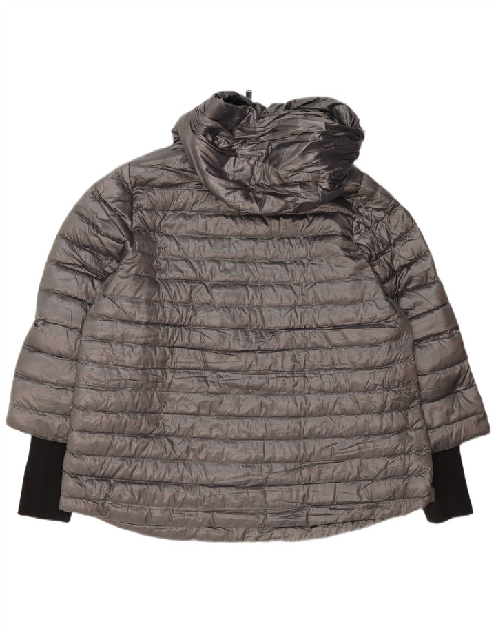 Calvin Klein Womens Oversized Padded Jacket UK 18 XL Grey Polyester