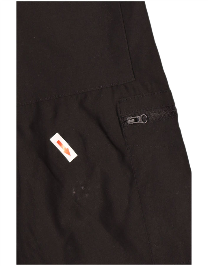 Mountain Warehouse Mens Slim Cargo Trousers W30 L30 Black Nylon