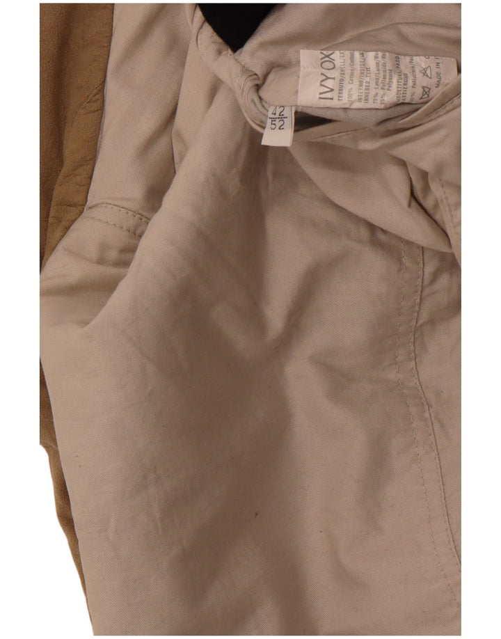 IVY OXFORD Mens Windbreaker Jacket UK 42 XL Navy Blue Cotton