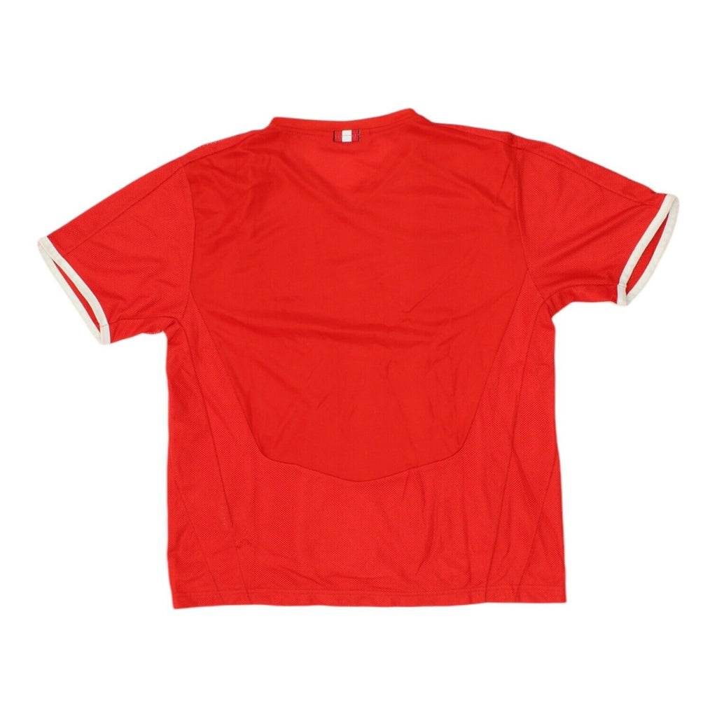 Austria 2008 Puma Boys Red Home Shirt | Vintage Football Kids Sportswear VTG | Vintage Messina Hembry | Thrift | Second-Hand Messina Hembry | Used Clothing | Messina Hembry 