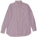 Brooksfield Mens Shirt Size 40 Medium Purple Cotton