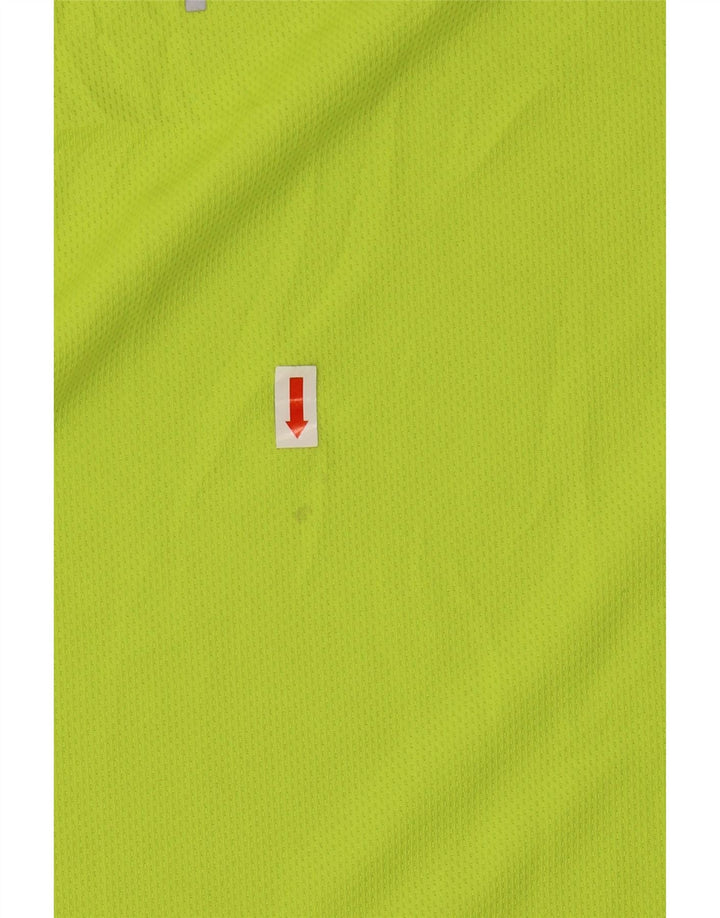 Asics Mens T-Shirt Top Medium Green Polyester