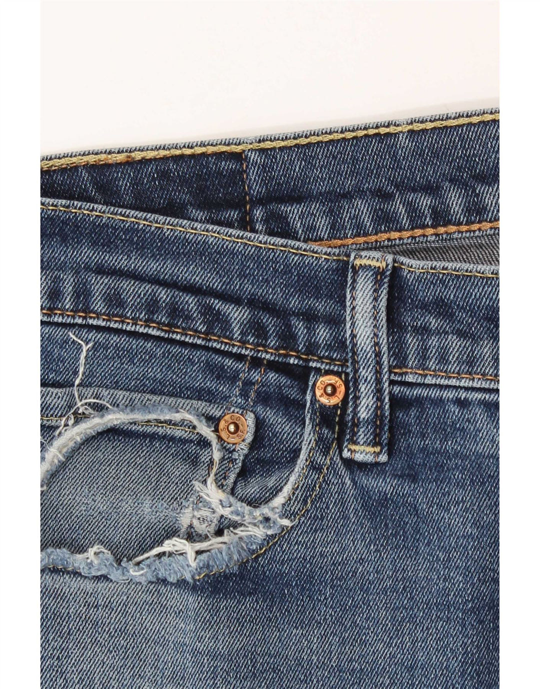 Levi's Mens 512 Tapered Slim Jeans W36 L27 Blue Cotton