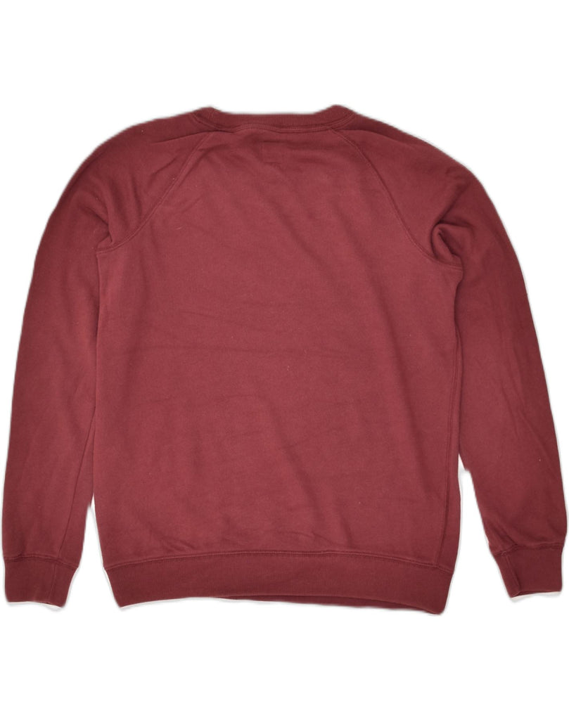 JACK WILLS Womens Sweatshirt Jumper UK 8 Small Maroon Cotton | Vintage Jack Wills | Thrift | Second-Hand Jack Wills | Used Clothing | Messina Hembry 