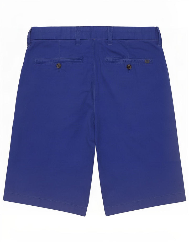 Marks & Spencer Mens Chino Shorts Medium W30 Blue Cotton
