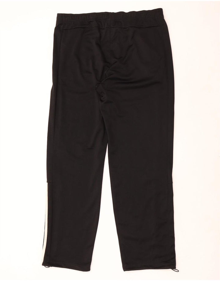 Adidas Mens Tracksuit Trousers UK 42/44 Large Black Polyester