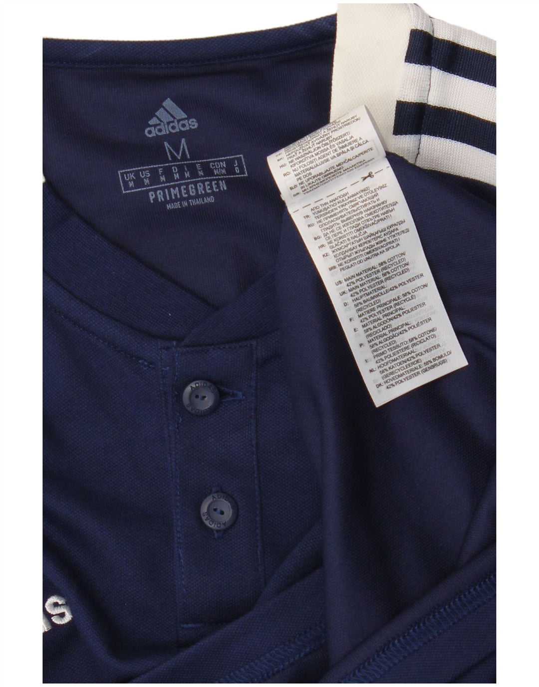 Adidas Mens Aeroready T-Shirt Top Medium Navy Blue Cotton