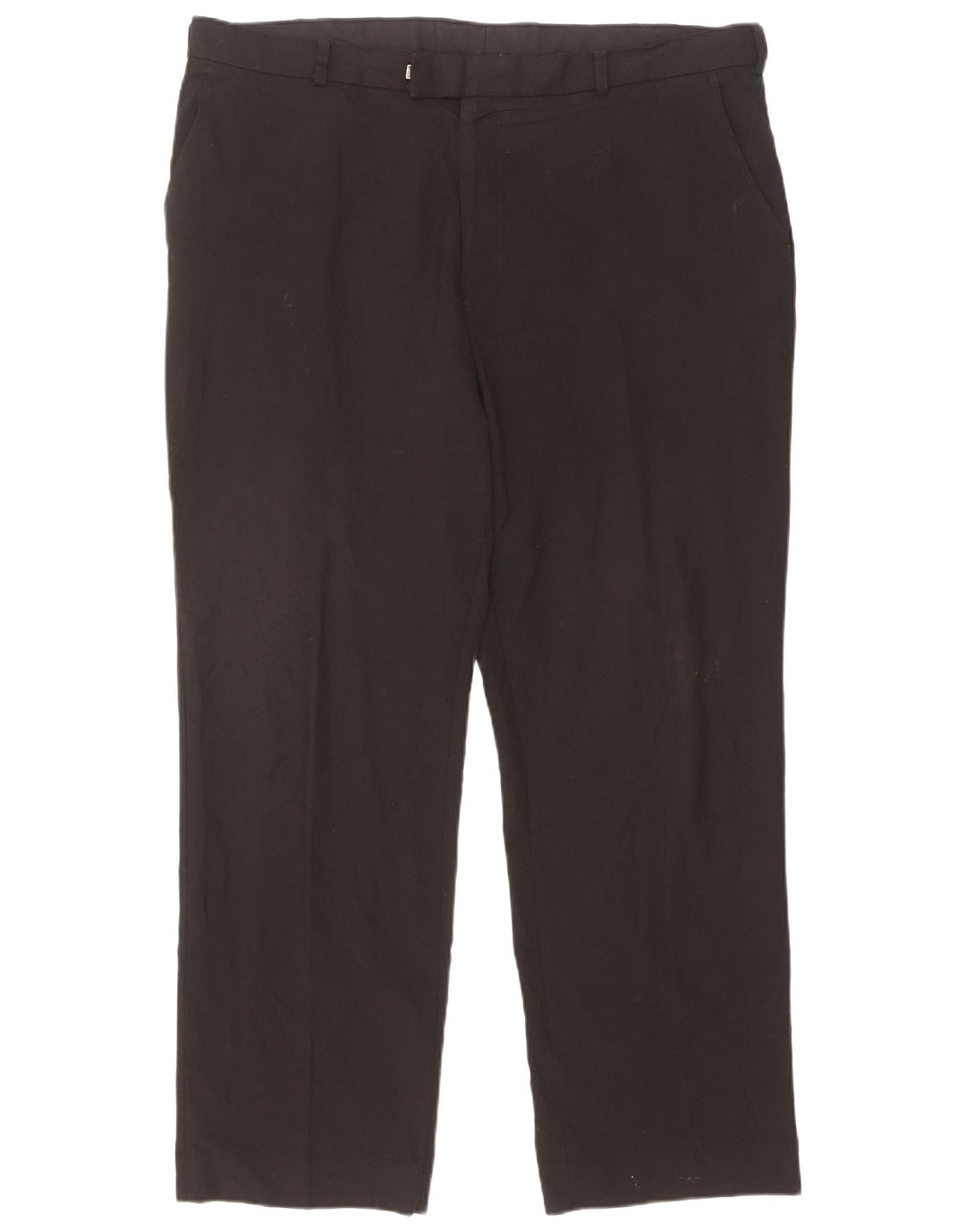 Marks & Spencer Mens Tailored Straight Suit Trousers W40 L31 Black