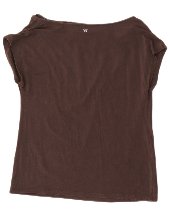 MAX MARA Womens Weekend Blouse Top UK 12 Medium Brown