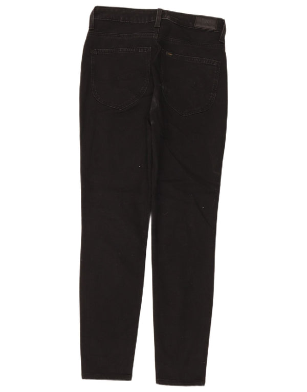 Lee Womens Scarlett High Skinny Jeans W30 L28 Black Cotton