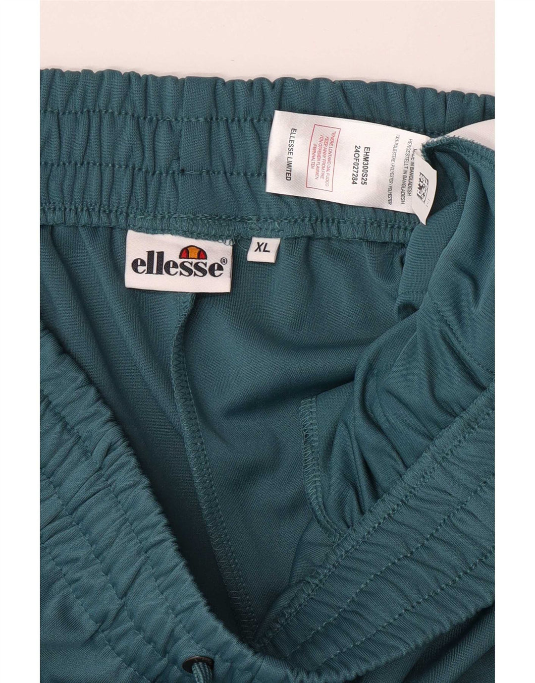 Ellesse Womens Tracksuit Trousers XL Blue Colourblock Polyester