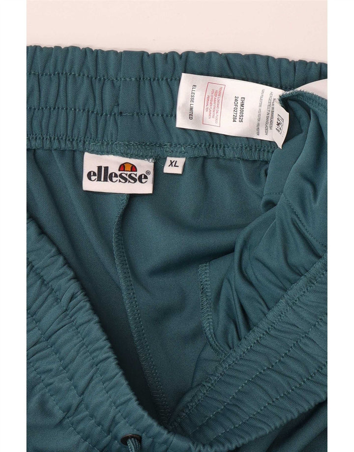 Ellesse Womens Tracksuit Trousers XL Blue Colourblock Polyester
