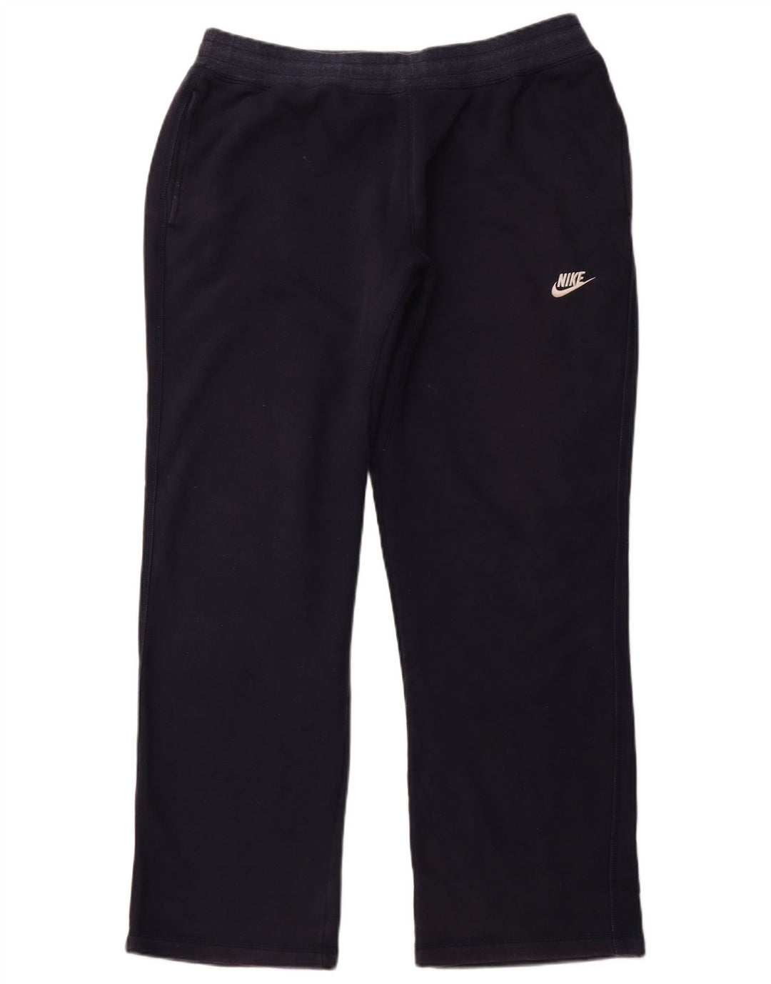 NIKE Mens Tracksuit Trousers 2XL Navy Blue Cotton