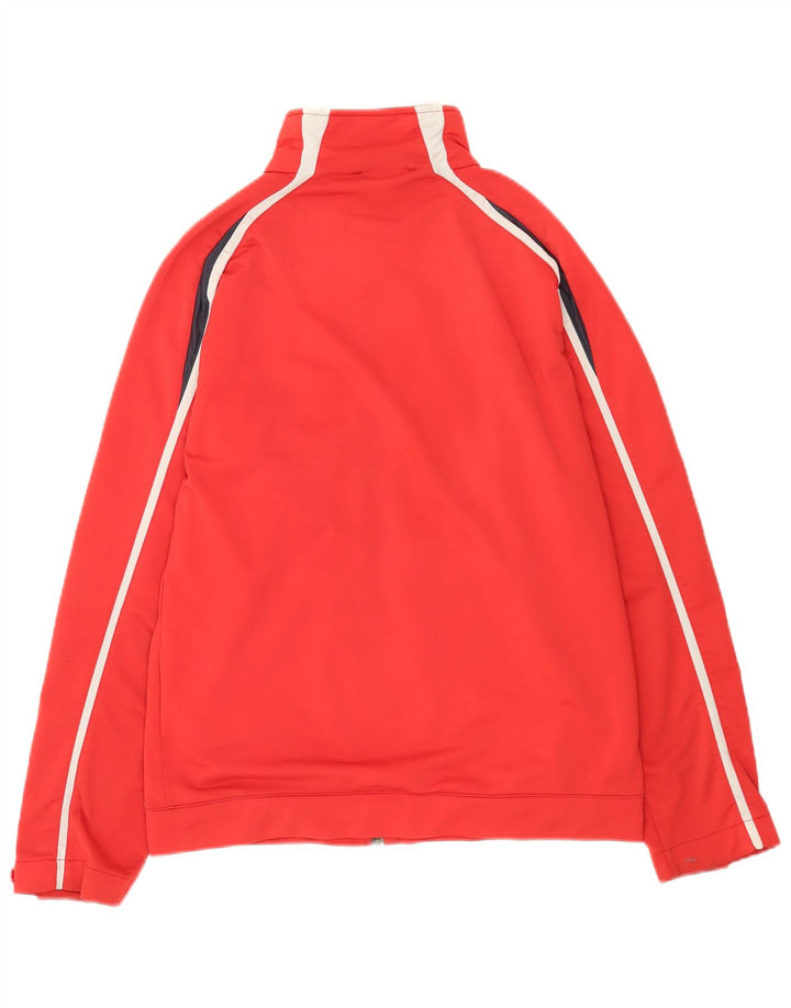 Puma Mens Tracksuit Top Jacket Small Red Polyester