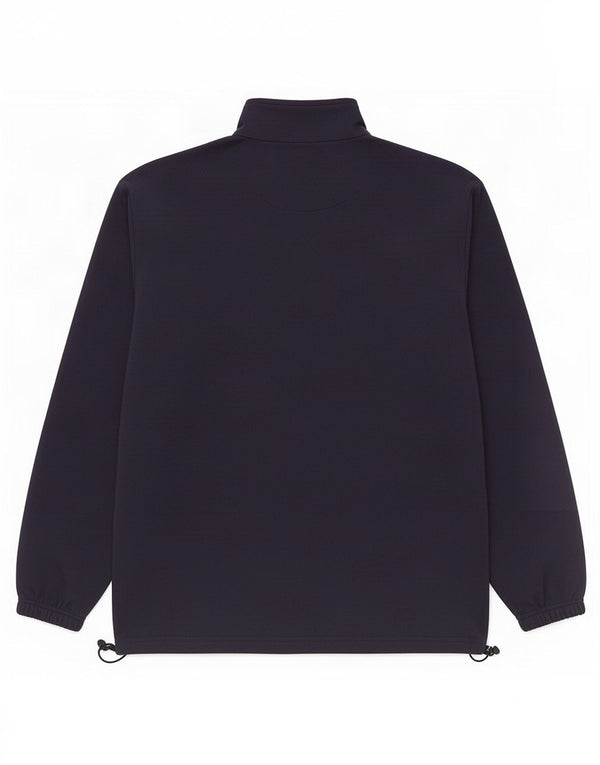Coveri Mens Zip Neck Fleece Jumper 2XL Navy Blue Polyester