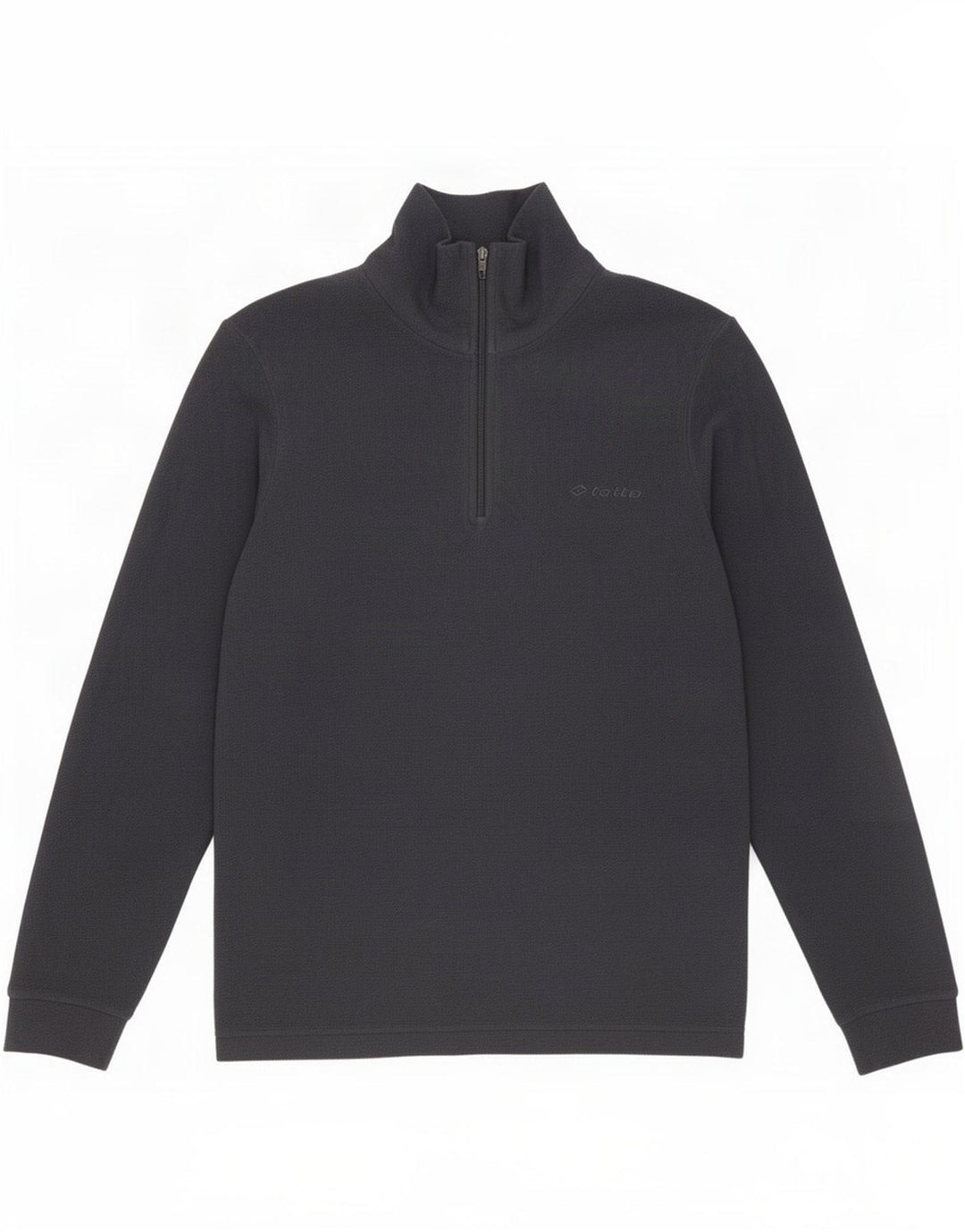 Lotto Mens Zip Neck Fleece Jumper Large Navy Blue Polyester