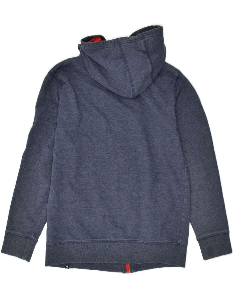 QUIKSILVER Boys Graphic Zip Hoodie Sweater 14-15 Years XL  Navy Blue | Vintage Quiksilver | Thrift | Second-Hand Quiksilver | Used Clothing | Messina Hembry 