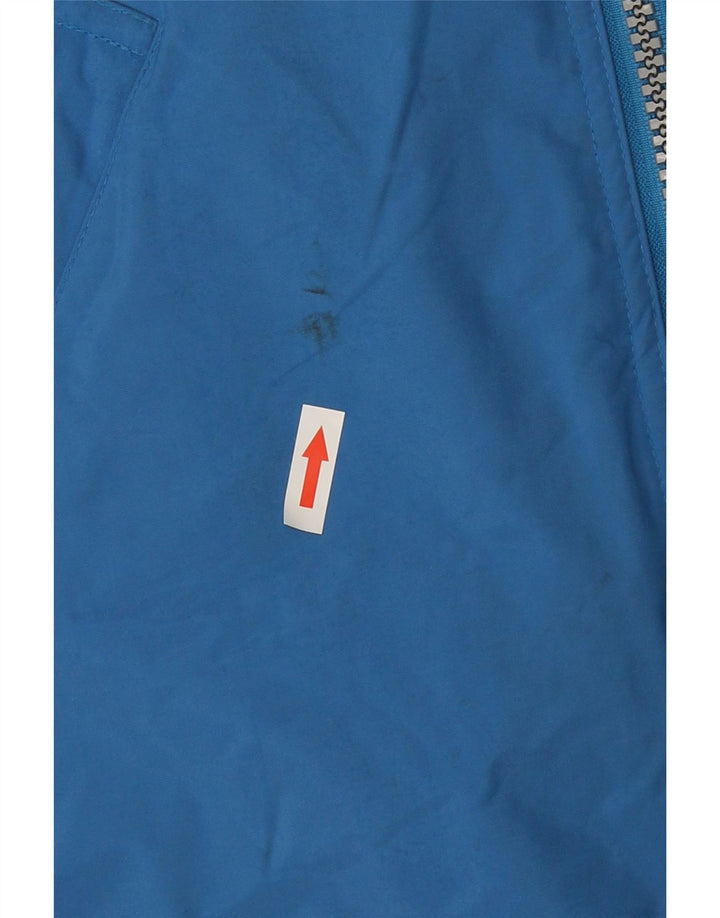 Reebok Mens Hooded Loose Fit Windbreaker Jacket UK 38 Medium Blue Polyamide