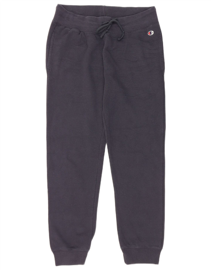 Champion Mens Tracksuit Trousers Joggers Medium  Navy Blue Cotton